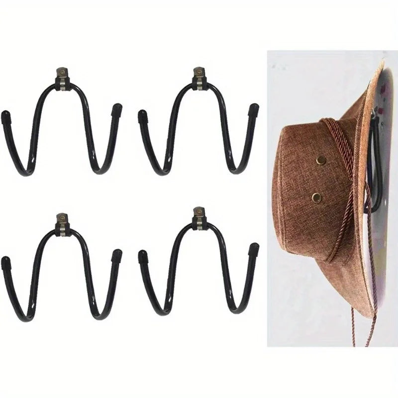 support mural crochet bois noir organisation chapeau skate epée utilitaire multiple fixations vis chevilles