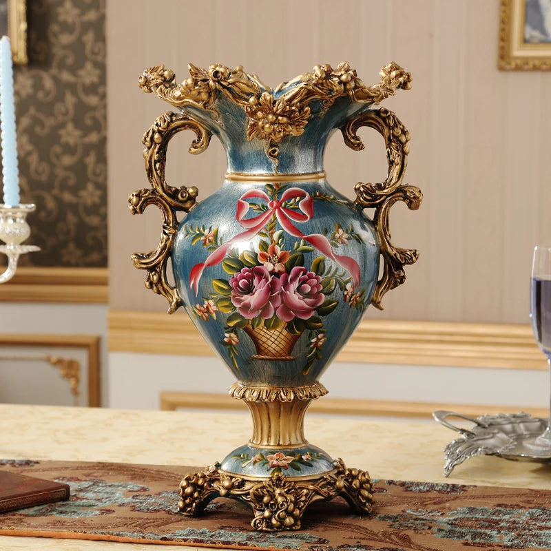 Vase blanc style européen pour table de salon