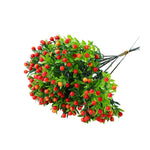 bouquet artificiel fleurs feuilles modernes minimaliste extérieur intérieur décoration anniversaire 22cm