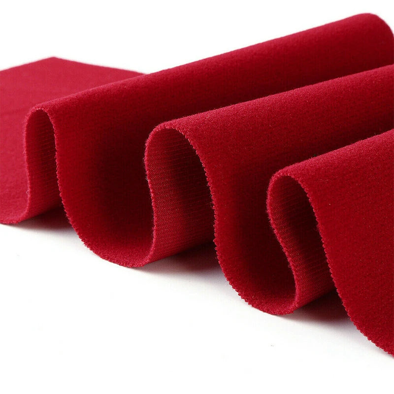 tapis billard uni vert rouge bleu clips réutilisable classique maison fête