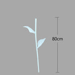 fleur artificielle velours rouge décoration intérieure moderne 30cm 40cm 50cm 60cm base plastique blanc