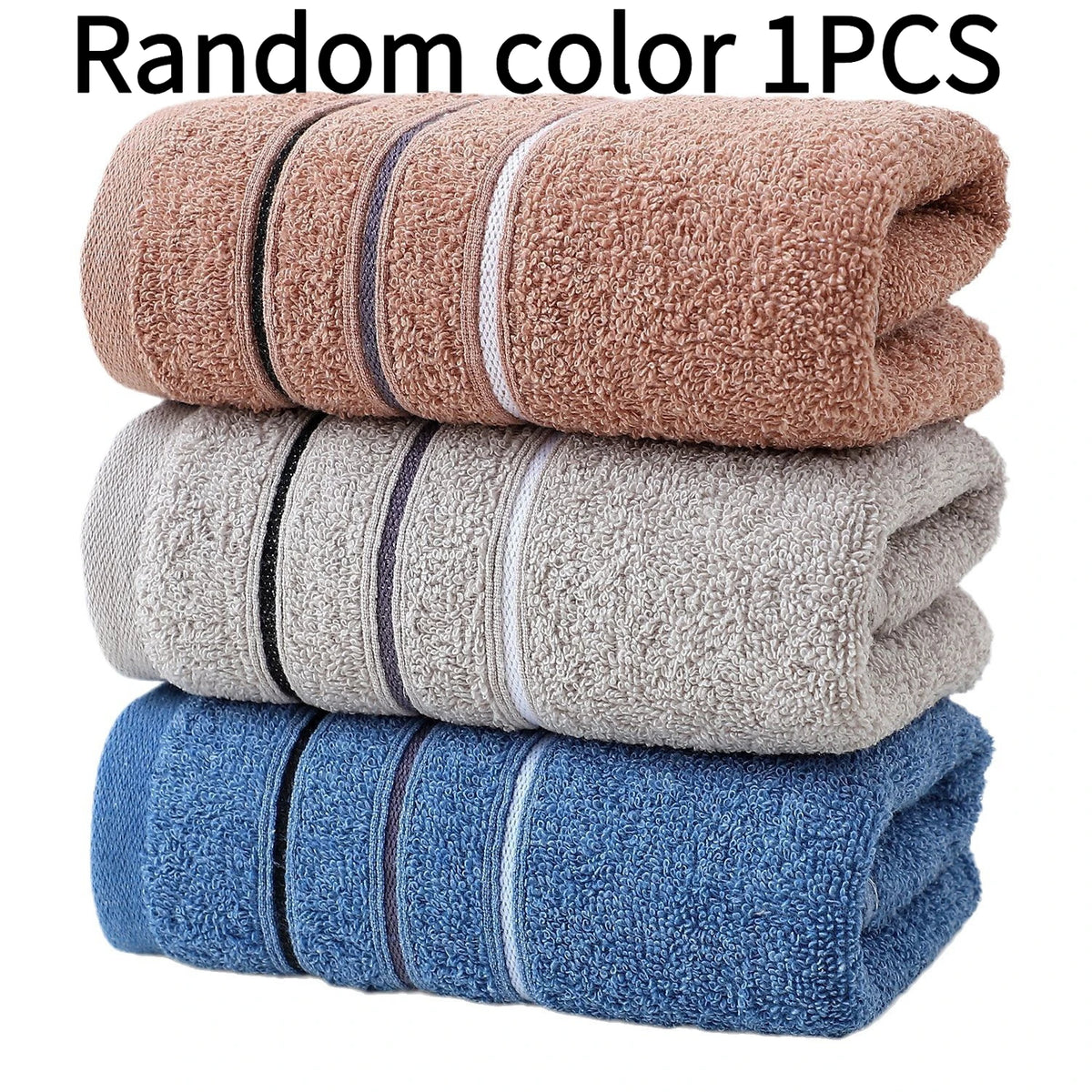 serviettes bain coton doux absorbantes rayures modernes gris bleu beige