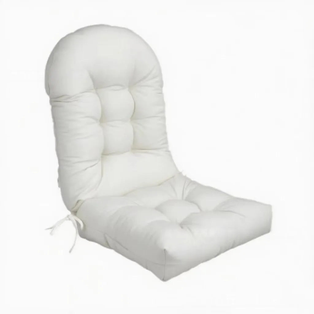 coussin chaise gris quadrillé imperméable confortable extérieur intérieur antidérapant coton pp tissage élevé qualité