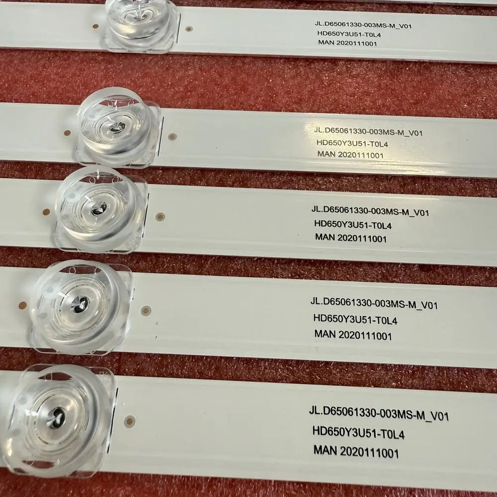 bandes led blanc moderne connecteurs électriques aluminium réutilisable 500mm 660mm