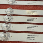 bandes led blanc moderne connecteurs électriques aluminium réutilisable 500mm 660mm