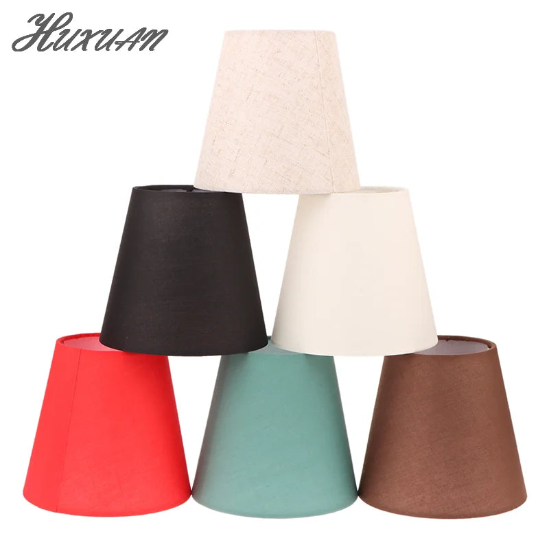 abat jour moderne opacité uni rouge vert marron noir blanc chambre salon thé
