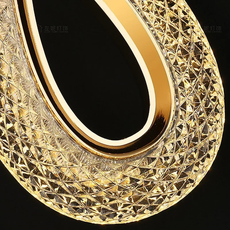 Lampe suspendue nordique or moderne translucide chambre salon éclairage décoration intérieure