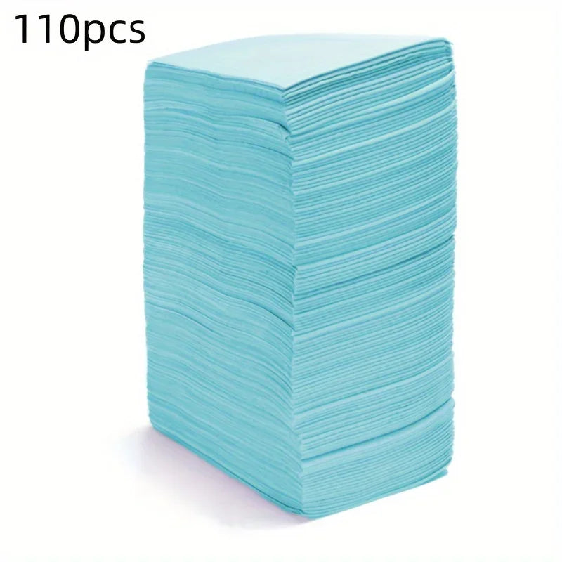serviettes jetables rose noir bleu clair rayures horizontales simples pack 50 pièces tissu imperméable