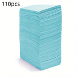 serviettes jetables rose noir bleu clair rayures horizontales simples pack 50 pièces tissu imperméable