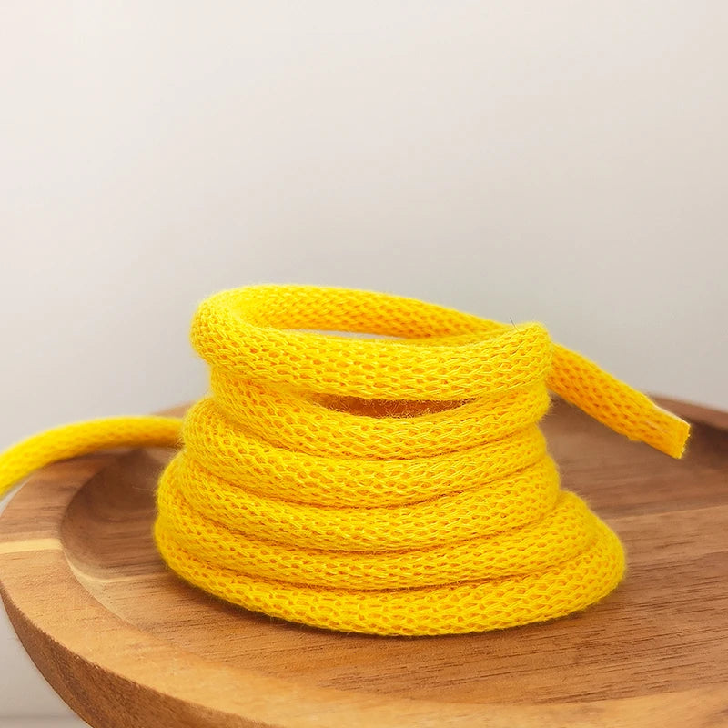 cordons macramé polyester 6mm bleu clair blanc vert rose jaune gris beige créatif artisanal