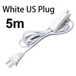 câble électrique interrupteur noir blanc moderne 1m 1.8m 3m 5m vde safe