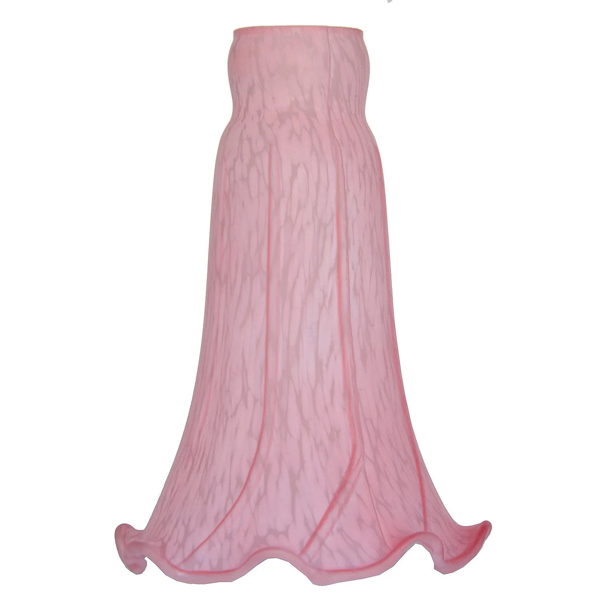Abat jour Verre Rose Tulipe Art Déco Bassin Lampe Intérieure Design Vintage Élégance Lumière