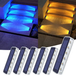 éclairage solaire led moderne bleu autoadhésif ip68 étancheextérieur pas cher autonomie longue