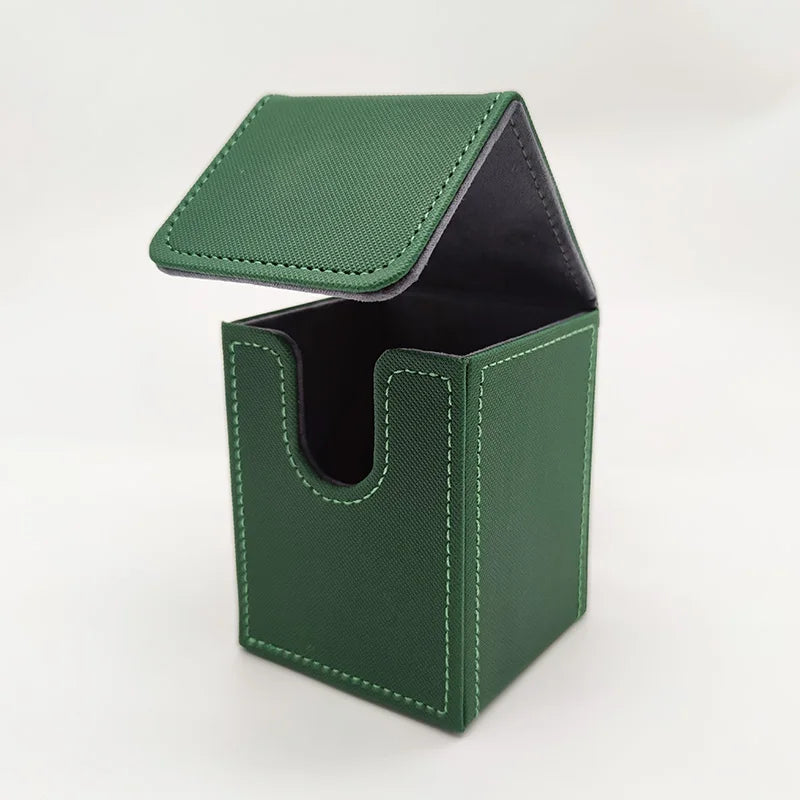 boîte rangement cartes jeu collection protection texturée moderne noir bleu rouge gris