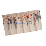 rideau fleurs séchées beige clair rustique opacité 100cm 60cm 70cm 60cm cotonextérieur boutique