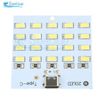 lampe table led 5v 5730 smd blanc bois moderne minimaliste emergency lighting usb rechargeable