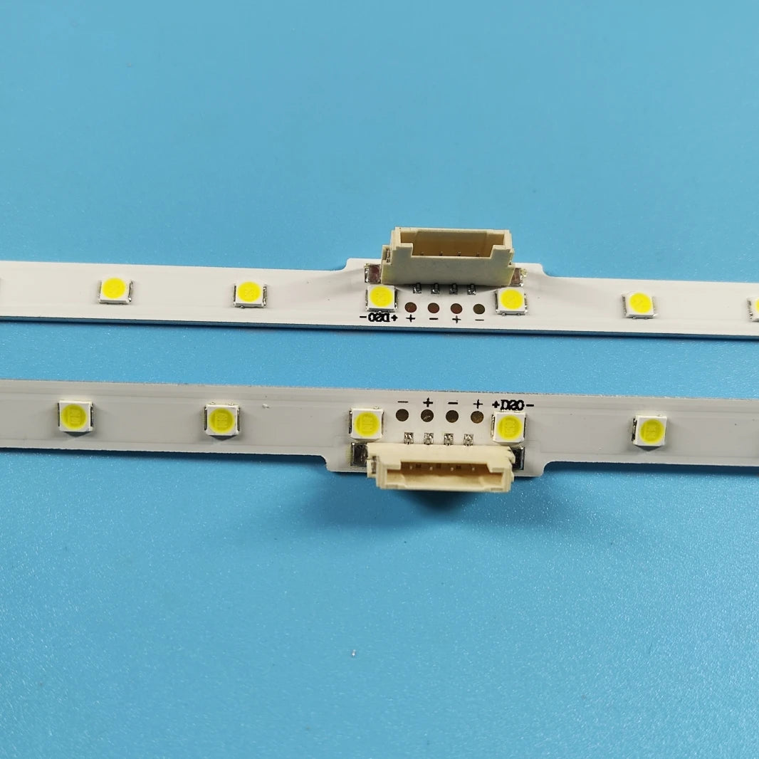 bande led adhésive blanc bleu moderne 38 led 540 mm connecteur aluminium
