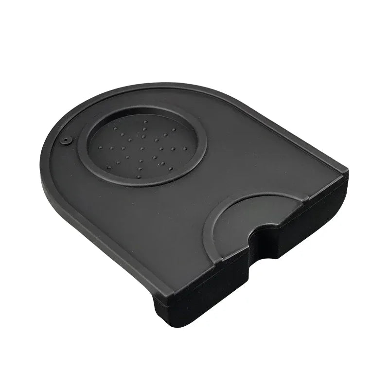 tapis silicone antidérapant support tamper noir durable moderne cuisine espressooutil barista