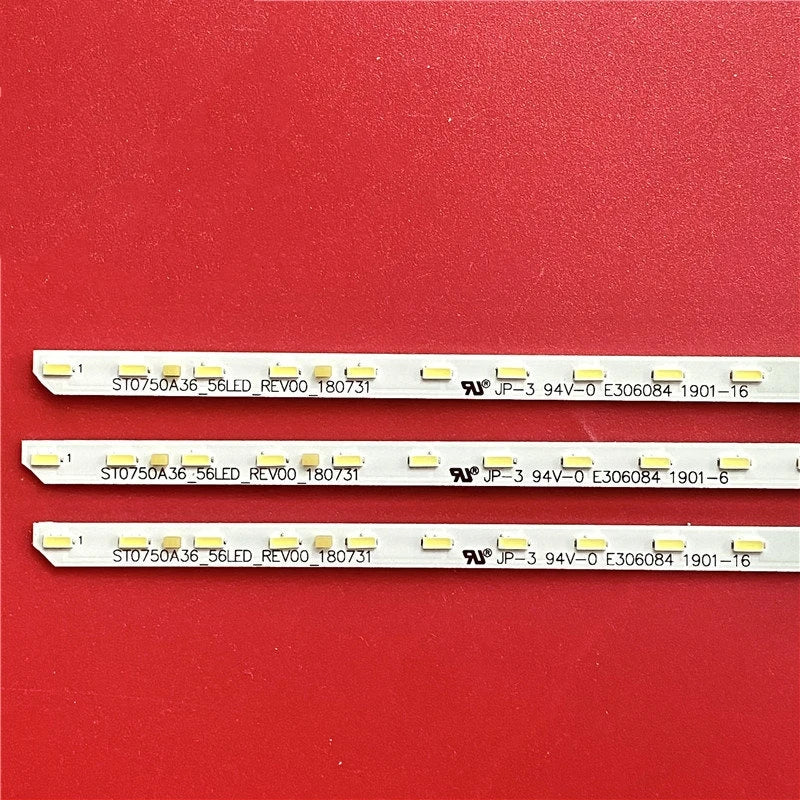ruban led blanc 56led 540mm moderne certification st0750a22 connecteurs led