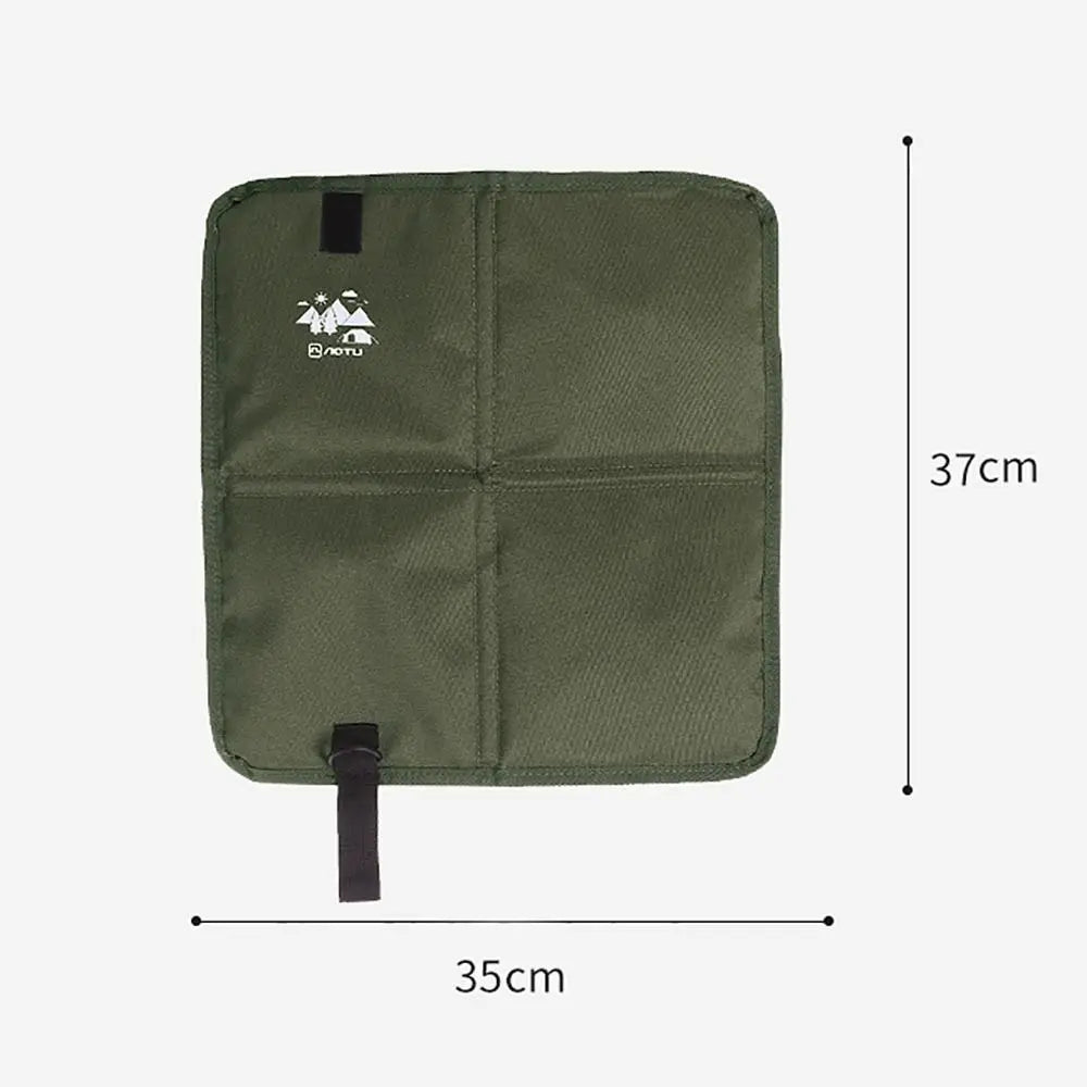 pochette camping tissu imperméable motif imprimé élastique noir pratique robuste