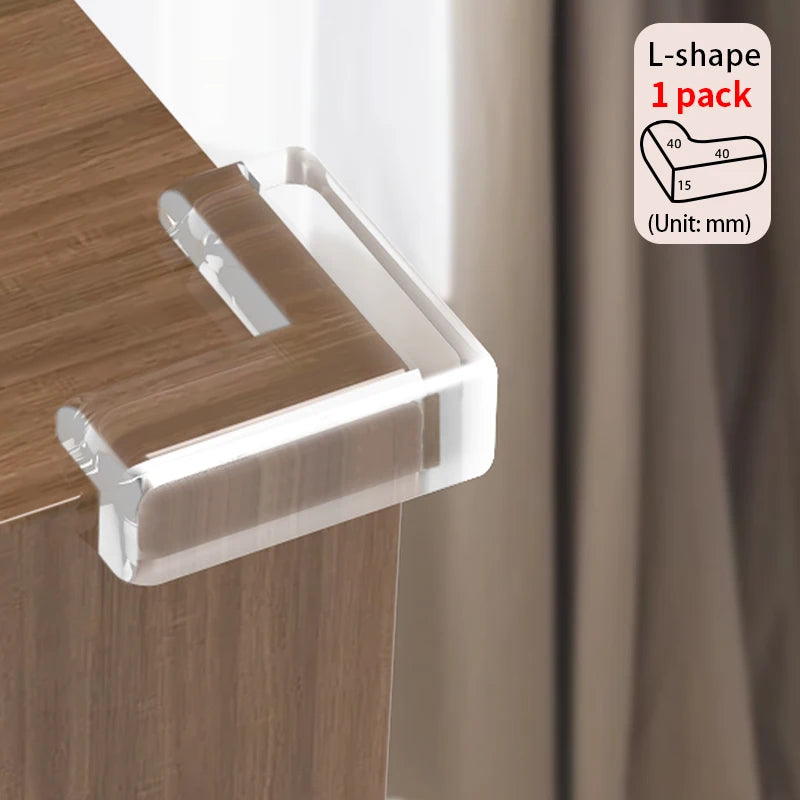protège bords adhésifs transparent moderne rose clair beige gris clair maison meuble table góc