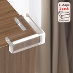 protège bords adhésifs transparent moderne rose clair beige gris clair maison meuble table góc