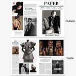 affiche photo magazine mode ornement maison arrière plan contemporain minimaliste textures couleurs vives