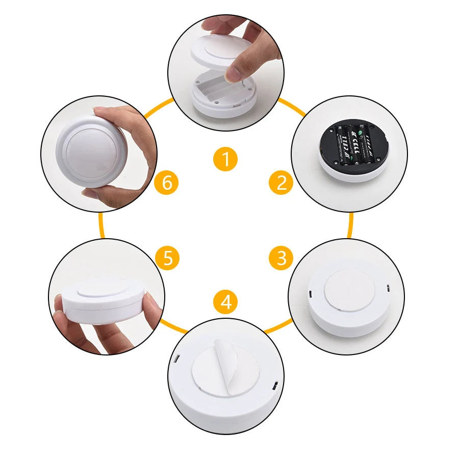 veilleuses led touch control modernes lumières télécommande blanc marron noir minimaliste