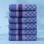 serviettes cuisine rose bleu vert orange carreaux rayures haute qualité douces opaques classic