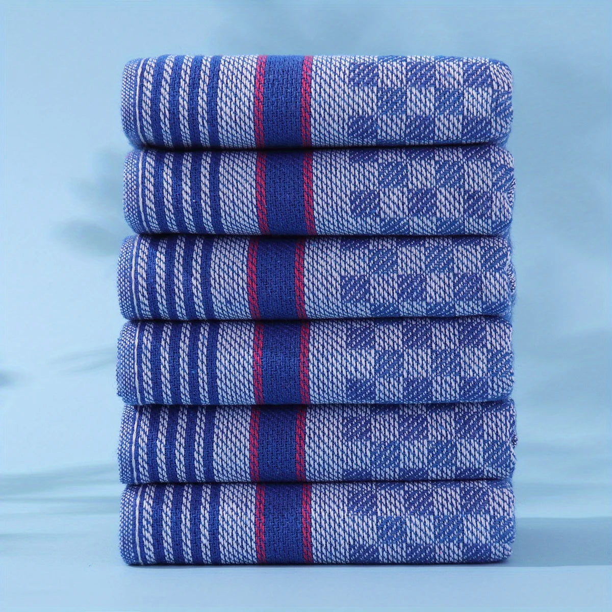 serviettes cuisine rose bleu vert orange carreaux rayures haute qualité douces opaques classic
