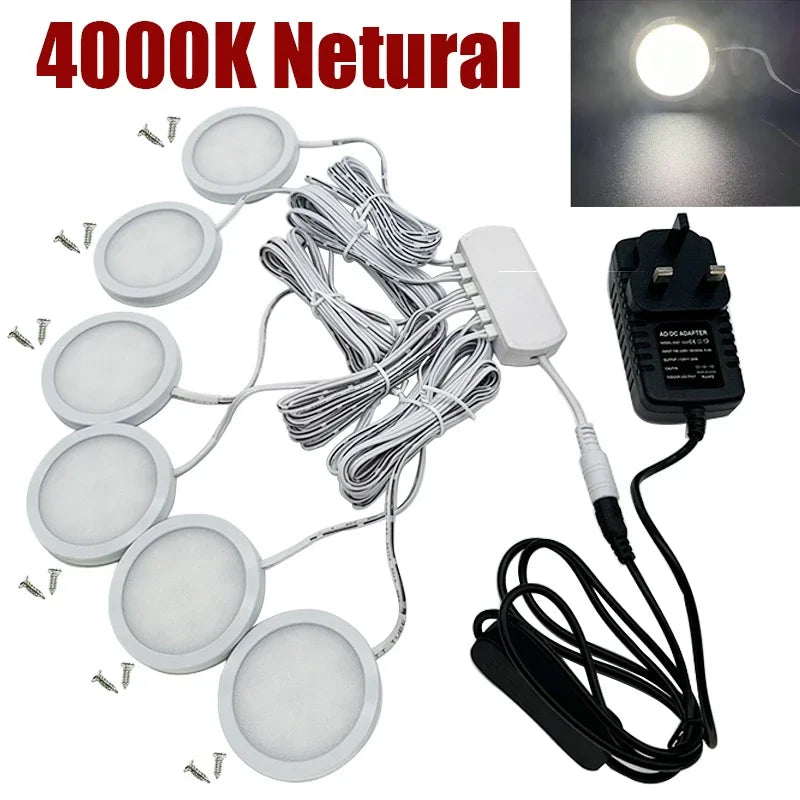 plafonnier led blanc noir argent moderne 18 led 12v adaptateur eu uk us 59mm
