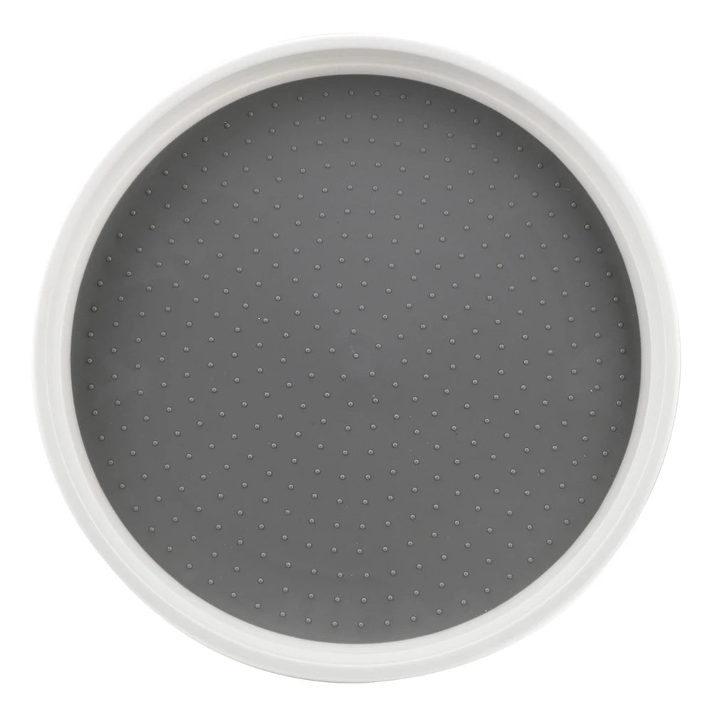 support rotatif cuisine blanc grille moderne respectueux environnement adhésif plateau rangement