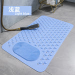 tapis bain antidérapant texturé boutons abrasive moderne bleu vert rose