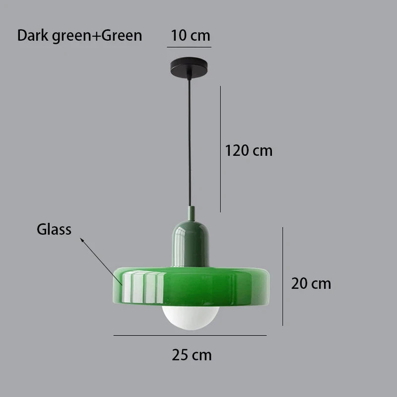 lumière suspendue moderne verre opaque ajouré rouge vin blanc orange jaune vert câble noir