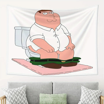tapisserie décoration intérieure moderne peter griffin blanc vert rose beige