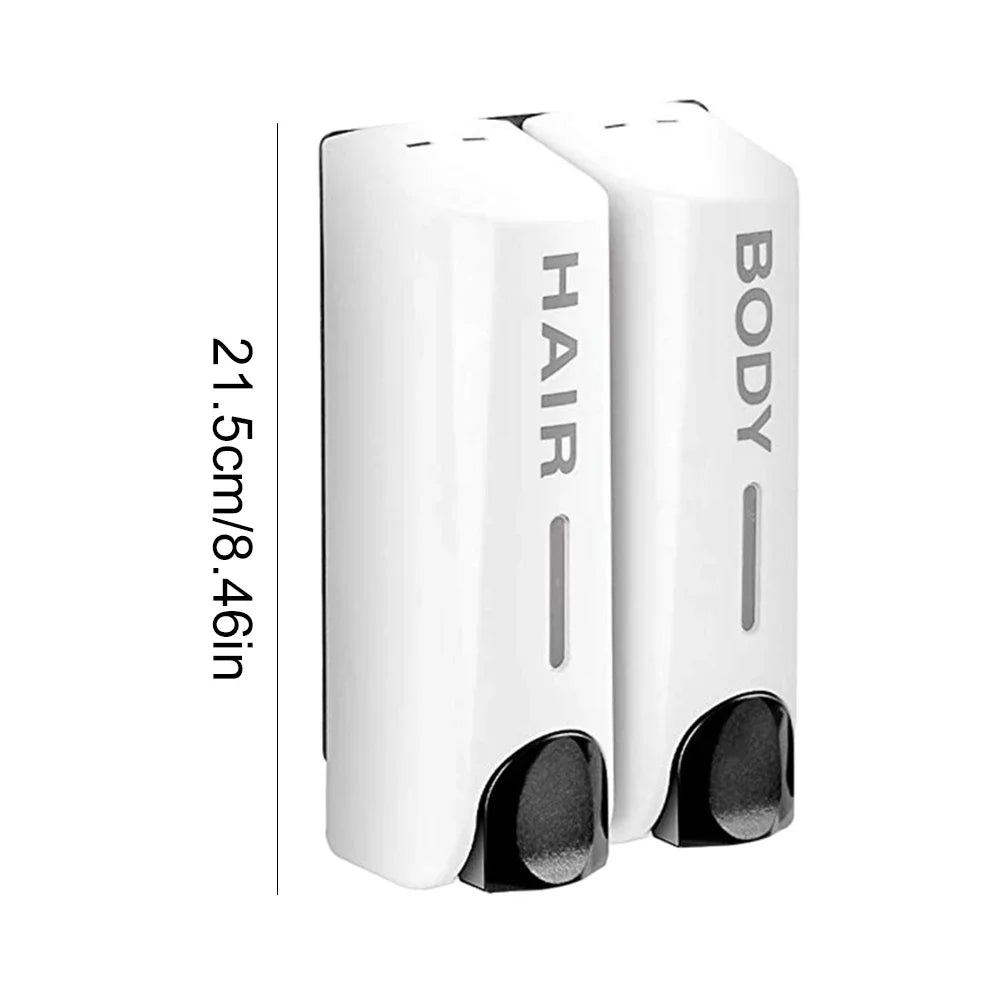 distributeur savon liquide blanc transparent moderne minimaliste salle bains cuisine