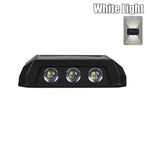lampes murales solaires led noir blanc jaune chaud ip45 moderne minimalisteextérieur autonomes