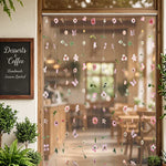 guirlande fleurs artificielles roses feuilles vertes decoration maison mariage anniversaire baby shower