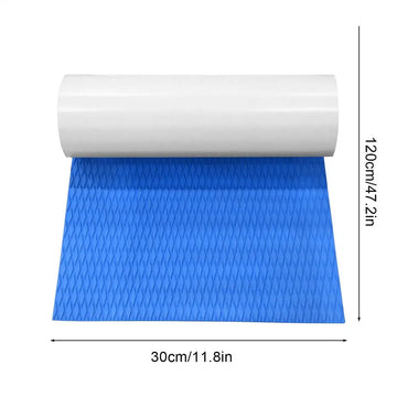 tapis antidérapant eva texturé losange noir orange bleu adhésif surf bateau camping car