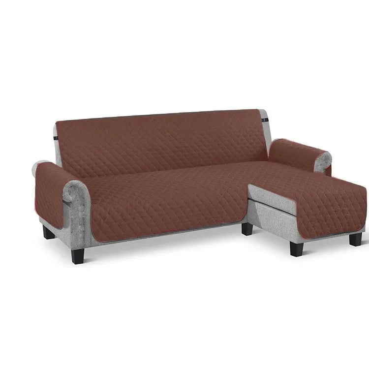 housse canapé polyestère gris diamond check élastiques moderne salon lavable machine
