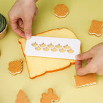 moules biscuits géométriques blancs modernes outils pâtisserie cutter plongeur fondant cake deco