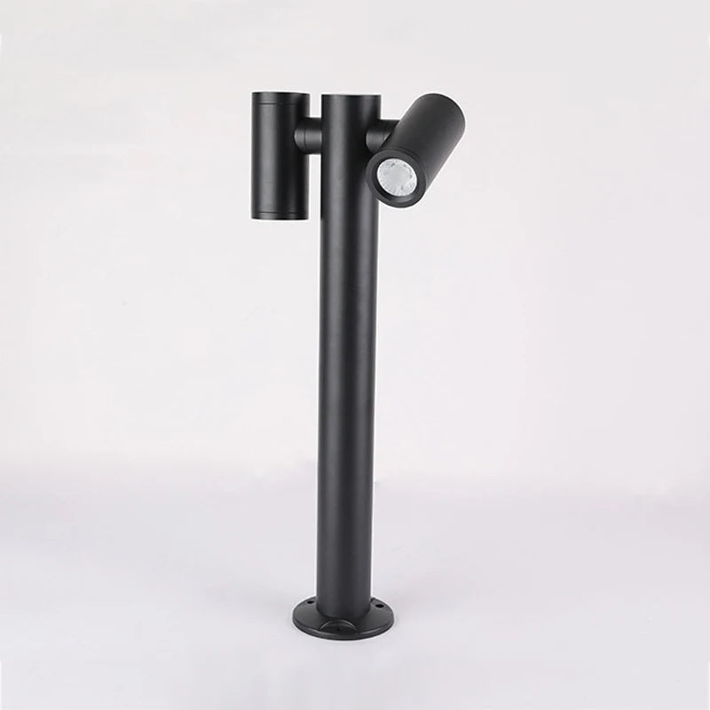 lampe solaire noire moderne ip65 led 10w bras rotatifs autonomesextérieur