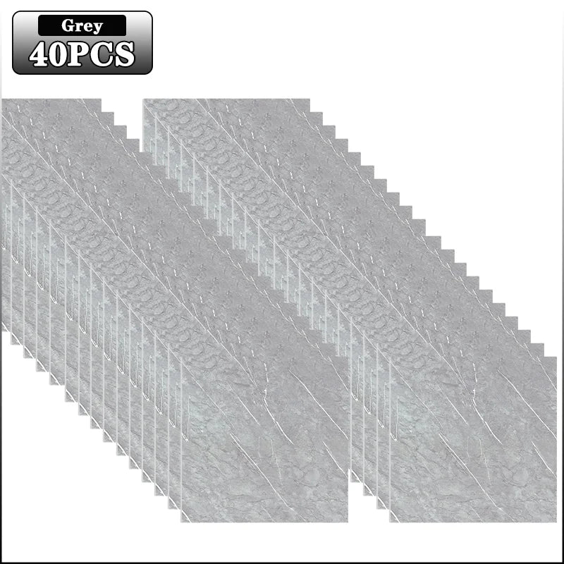 panneaux decoratifs marbre gris blanc adhesifs sol mur modernes pack 10 pieces