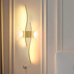 lampe murale led moderne or noir blanc minimaliste cuisine salle manger