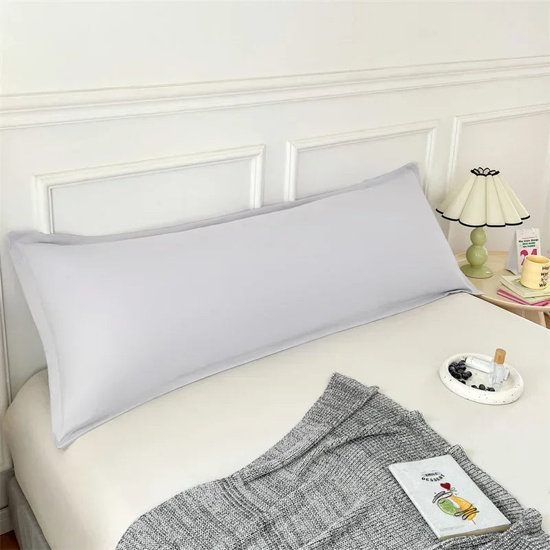 protège oreiller imperméable polyester gris uni moderne douillet anti taches respectueux environnement simple