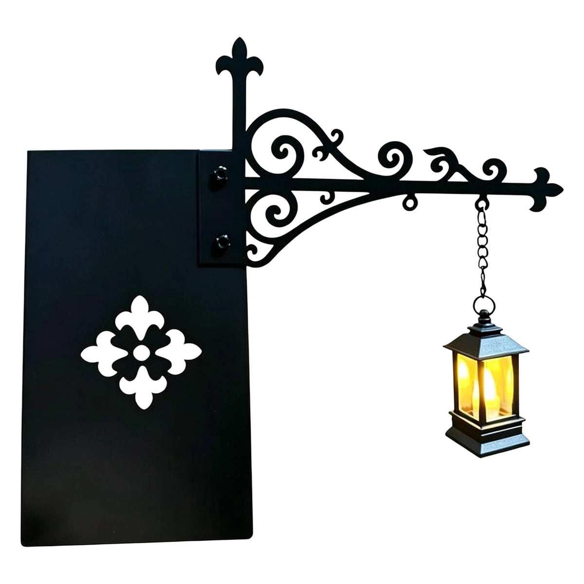 lampe bibliothèque vintage lampe suspendue chaîne motifs floraux noir décoratif chambre étude