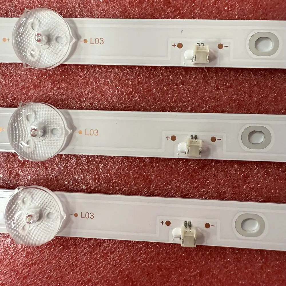 bandes rétroéclairage led blancs modernes lisses connecteurs électriques tv 70mm