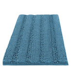 tapis bain antidérapant moderne tissu boules relief beige vert clair gris