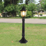 lampe sol led ip65 noir bronze texture métallique classique flux lumineux faible autonome