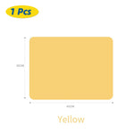 tapis table silicone gris vert jaune moderne respectueux environnement uni antidérapant durable cuisine